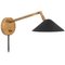 Long Grenverk Raw Brass Wall Lamp by Johan Carpner for Konsthantverk 1