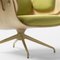 Ash Low Lounge Armchair with Pistachio Upholstery by Jaime Hayon 5