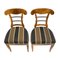 19th Century Biedermeier Walnut Shovel Chairs, Set of 2 3