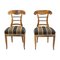 19th Century Biedermeier Walnut Shovel Chairs, Set of 2, Image 5