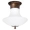 Stoby Oxide D30 Opal Glass Ceiling Lamp from Konsthantverk, Image 1