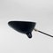 Mid-Century Modern Black Ceiling Lamp with Six Rotating Arms by Serge Mouille 5