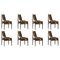 Egyptian Chairs in Wood and Leather by Finn Juhl, Set of 8, Image 1