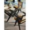 056 Capitol Complex Dining Table in Wood and Glass by Pierre Jeanneret for Cassina, Image 3