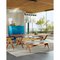 056 Capitol Complex Dining Table in Wood and Glass by Pierre Jeanneret for Cassina, Image 5