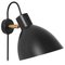 Kh # 1 Black Wall Lamp by Sabina Grubson for Konsthantverk, Image 1