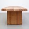 Mid-Century French Modern T20a Wood Dining Table by Pierre Chapo 4