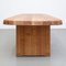 Mid-Century French Modern T20a Wood Dining Table by Pierre Chapo, Image 4