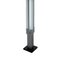 Kleine Mid-Century Modern Aluminium Signal Column Stehlampe von Serge Mouille 4