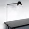 Mid-Century Modern Black Simple Agrafée Table Lamp by Serge Mouille 2