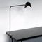 Mid-Century Modern Black Simple Agrafée Table Lamp by Serge Mouille, Image 2