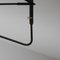 Lámpara de suspensión en negro con brazo curvado de Serge Mouille, Imagen 5