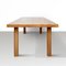 Tavolo da pranzo grande in legno di frassino massiccio di Le Corbusier per Dada Est., Immagine 3