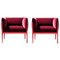 Cotone Armchairs in Aluminum and Fabric by Ronan & Erwan Bourroullec for Cassina, Set of 2, Image 1