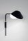 Mid-Century Modern Black Anthony Wall Lamp with White Fixing Bracket by Serge Mouille 2