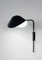 Mid-Century Modern Black Anthony Wall Lamp with White Fixing Bracket by Serge Mouille 6