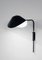 Mid-Century Modern Black Anthony Wall Lamp with White Fixing Bracket by Serge Mouille, Image 6
