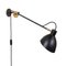 KH#1 Black Wall Lamp with Long Arm by Sabina Grubbeson for Konsthantverk 4