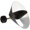 Black Saturn Wall Lamp by Serge Mouille, Image 1