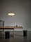 Lampe de Bureau Modèle 2065 avec Diffuseur Noir Blanc, Quincaillerie Noire et Câble Noir par Gino Sarfatti 13