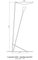 White B211 Floor Lamp by Michel Buffet, Image 5