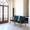 Silla 45 de madera y cuero negro de Finn Juhl, Imagen 8