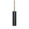 Stav Extra Large Black Brass Ceiling Lamp by Johan Carpner for Konsthantverk 2