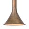 Megafon Raw Brass Ceiling Lamp by Jesper Ståhl for Konsthantverk, Image 4