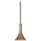 Megafon Raw Brass Ceiling Lamp by Jesper Ståhl for Konsthantverk, Image 5
