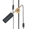 Stav 2-Arm Floor Lamp Black Brass by Johan Carpner for Konsthantverk 4