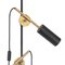 Stav 2-Arm Floor Lamp Black Brass by Johan Carpner for Konsthantverk 3