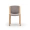 300 Stühle aus Holz & Kvadrat Stoff von Joe Colombo, 6er Set 5