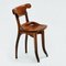 Spanish Modernist Solid Varnished Oak Batllo Chairs by Antoni Gaudi, Set of 2 7