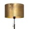 Svep Black Raw Brass Floor Lamp from Konsthantverk 2