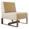 Cubit Brown Sculptural Easy Chair by Adolfo Abejon, Image 1