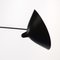 Black 3 Rotating Straight Arms Wall Lamp by Serge Mouille, Image 6