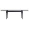 Tl3 Table in Black Dyed Wood and Glass by Franco Albini for Cassina, Image 1