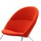 Red Dennie Chair by Nanna Ditzel & Jørgen Ditzel for One Collection, Image 2