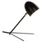 Mid-Century Modern Black Cocotte Table Lamp by Serge Mouille 1