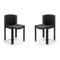 Model 300 Chairs in Wood with Kvadrat Fabric by Joe Colombo, Set of 2 2