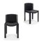 Model 300 Chairs in Wood with Kvadrat Fabric by Joe Colombo, Set of 2 3