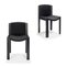 Model 300 Chairs in Wood with Kvadrat Fabric by Joe Colombo, Set of 2, Image 3