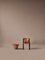 Model 300 Chairs in Wood with Kvadrat Fabric by Joe Colombo, Set of 2 6