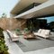 Fenc-E-Nature Outdoor Sofa in Steel, Teak and Fabric by Philippe Starck for Cassina 8