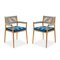 Dine Out Stühle aus Teak, Seil & Stoff von Rodolfo Dordoni für Cassina 2