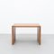 Massiver Niedriger Eichenholz Tisch von Le Corbusier für Dada Est. 2