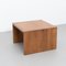 Solid Oak Low Table by Le Corbusier for Dada Est. 5