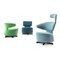 Aki-Biki-Canta Swivel Armchairs by Toshiyuki Kita for Cassina, Set of 3, Image 2