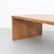 Massiver Niedriger Eichenholz Tisch von Le Corbusier für Dada Est. 10