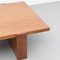 Massiver Niedriger Eichenholz Tisch von Le Corbusier für Dada Est. 7